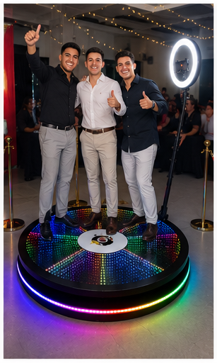 Amigos en cabina 360